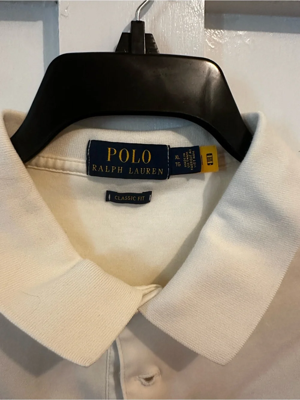 Ralph Lauren Men's Polo Shirt in Cream